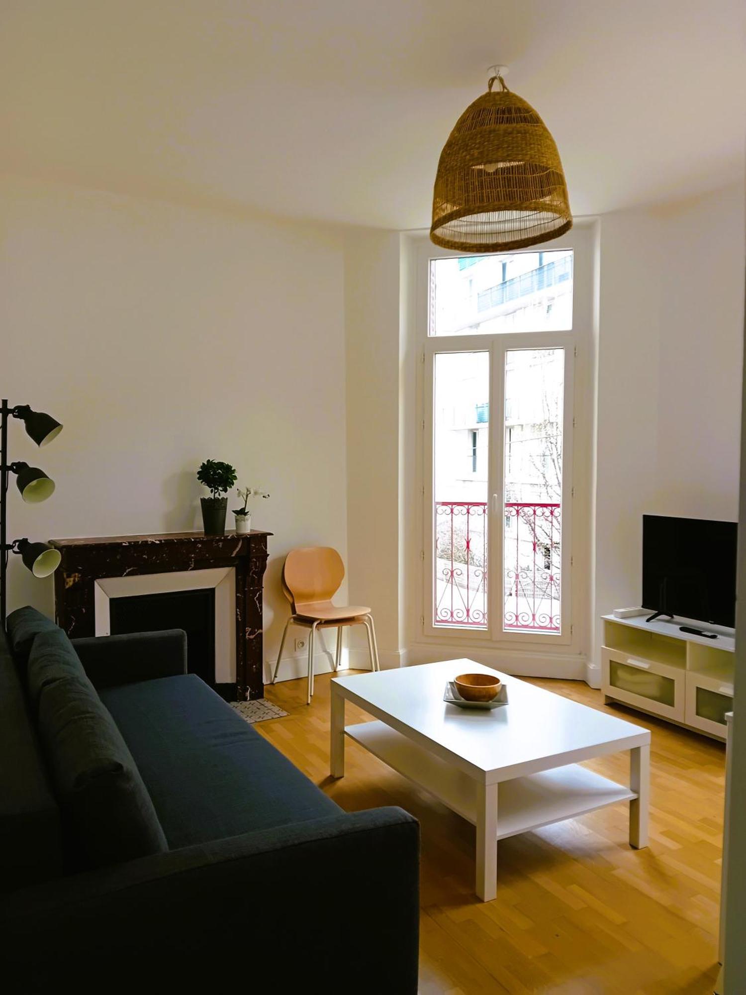102 - Appart Renove Avec Grand Salon Et 1 Chambre - Tram Et Clinique Mutualiste A 1 Min เกรอน็อบล์ ภายนอก รูปภาพ
