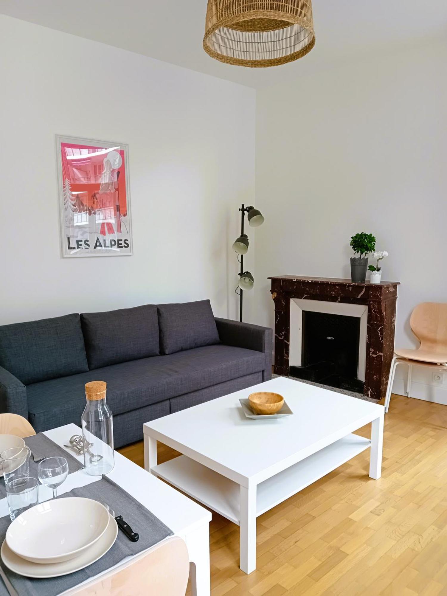 102 - Appart Renove Avec Grand Salon Et 1 Chambre - Tram Et Clinique Mutualiste A 1 Min เกรอน็อบล์ ภายนอก รูปภาพ