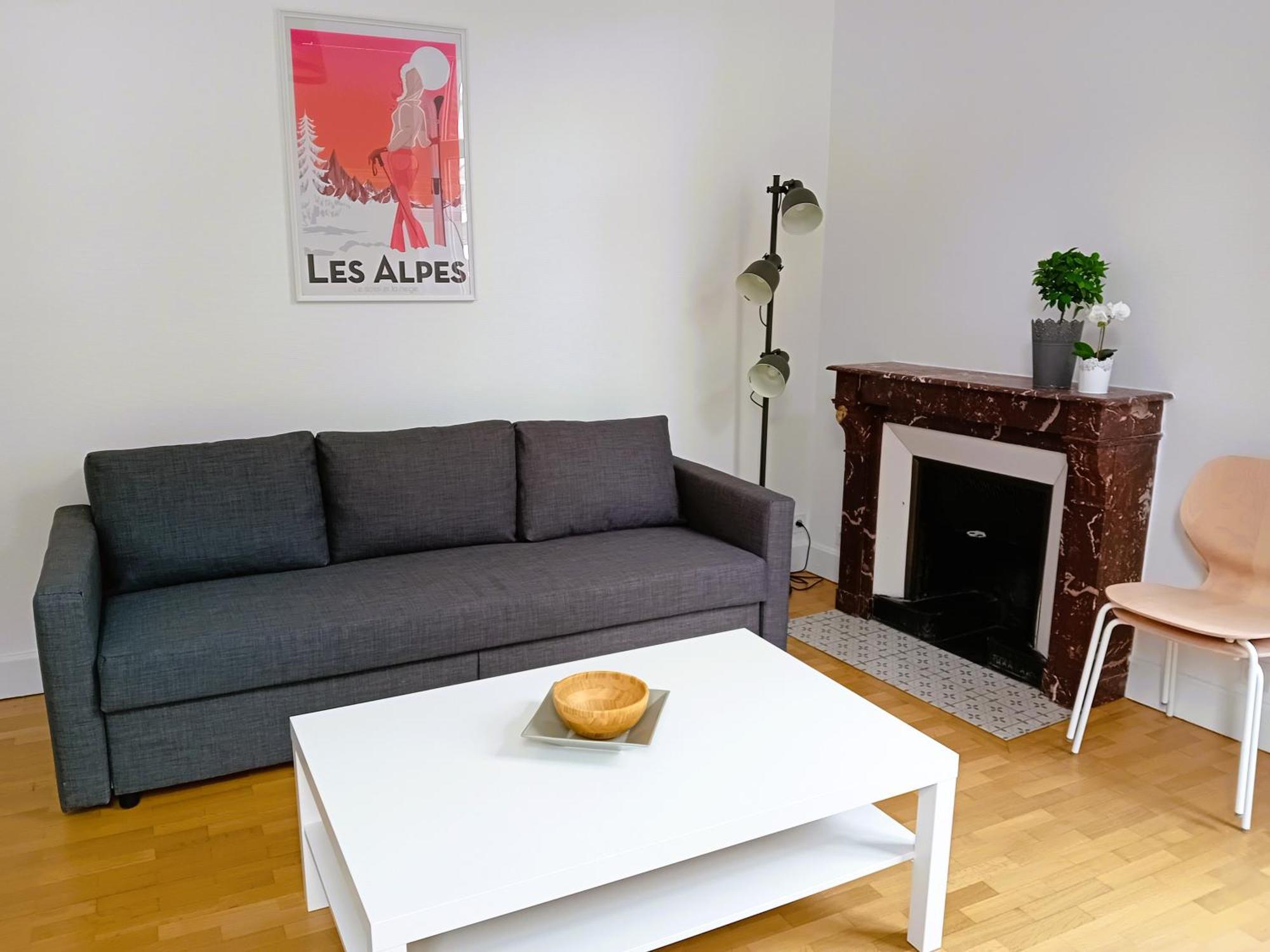 102 - Appart Renove Avec Grand Salon Et 1 Chambre - Tram Et Clinique Mutualiste A 1 Min เกรอน็อบล์ ภายนอก รูปภาพ